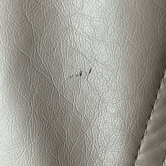 George Jacket Faux Leather Lined Animal Print Aviator Jacket Tan Youth Size XL - Picture 8 of 10